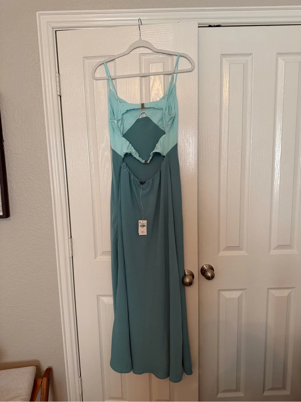 Abercrombie & Fitch Julia Slip Cutout Maxi Dress